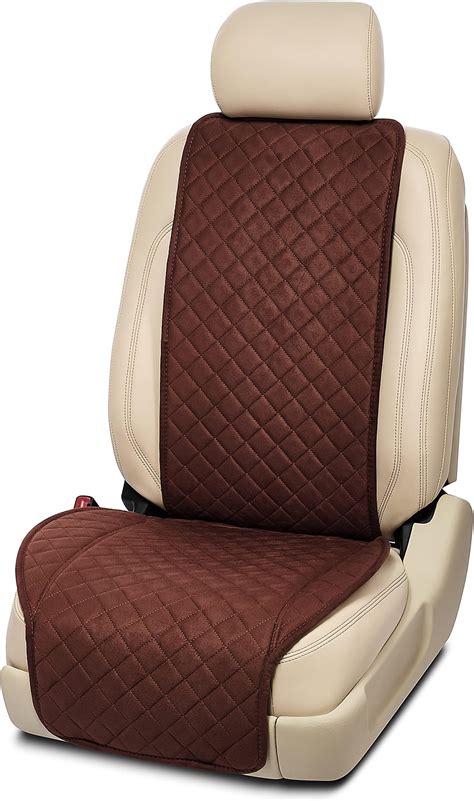 IVICY Fabric Car Seat Cover, Fits Most Cars, Truck, SUV, or Van (Brown ...