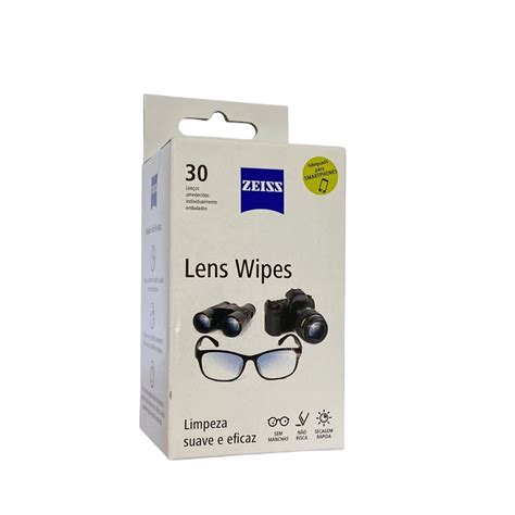 CAIXA LENÇOS ZEISS LENS WIPES - Relojoaria e Ótica Universal