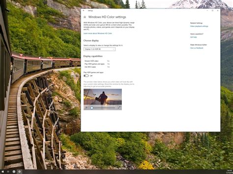 Image result for Windows HD Color Settings
