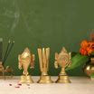 Buy Superfine Brass Symbols of Lord Tirupati Balaji - Shankh, Chakra ...