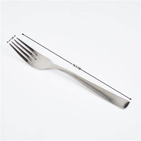 Buy Glister Dune Set of 6 Stainless Steel Dinner Forks from Home Centre ...