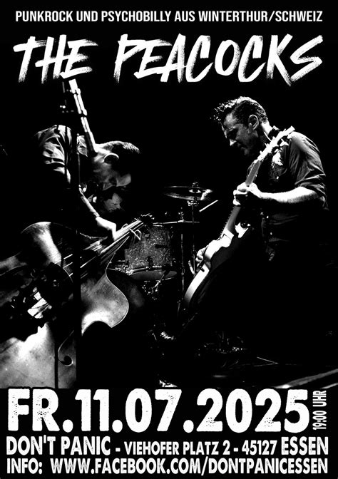 The Peacocks (Punkrock und Psychobilly aus der Schweiz), Don't Panic ...