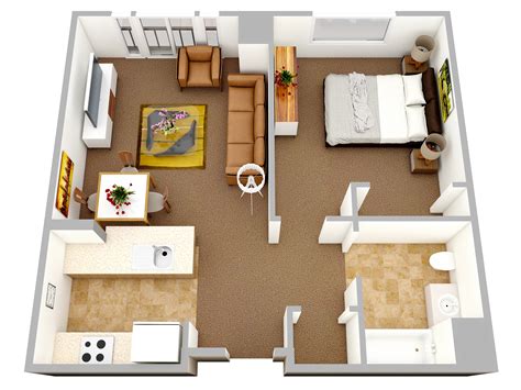One Bedroom Apartment Layout Design - 10 Awesome Two Bedroom Apartment ...