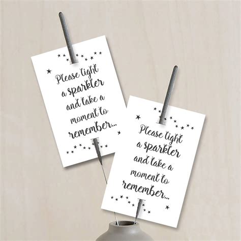 Angel And Dove 25 White Sparkler Remembrance Cards Sparklers Not ...