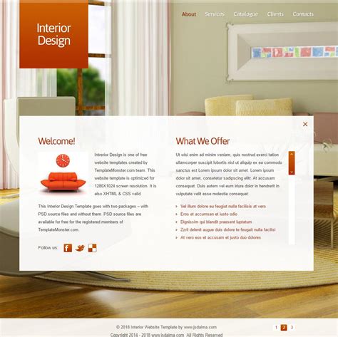 快速建站 20个设计优秀的HTML网站模板(免费) | 设计达人