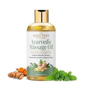 TMPE Ayurvedic Massage Oil enriched with Clove, Almond & Lemongrass ...