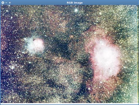 Siril Tutorial 的图像结果