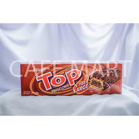 Jual DELFI TOP TRIPLE CHOCOLATE XTRA LARGE @38GRAM [1 DUS = 24 PCS] | Shopee Indonesia