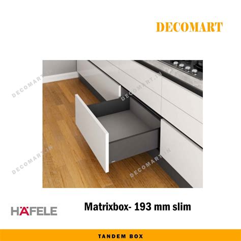 Hafele Matrix Tandem Box Slim -60 kg