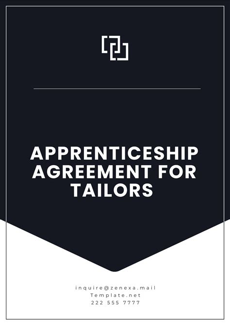 Free Apprenticeship Agreement for Tattoo Artists Template to Edit Online