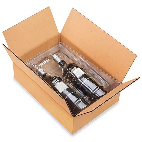 Plastic Wine Shippers - 2 Bottle Pack S-20639 - ULINE