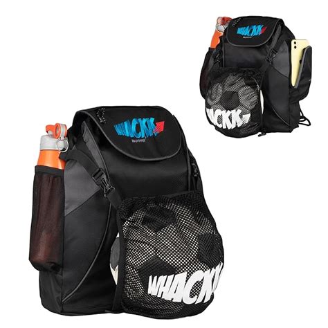 Whackk Storm Soccer Black Football Equipment Bags Basketball Volleyball ...