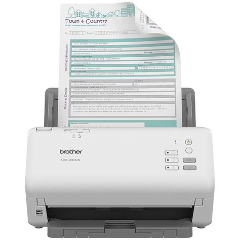 Brother ADS-4300N Professional Desktop Scanner with Fast Scan Speeds ...