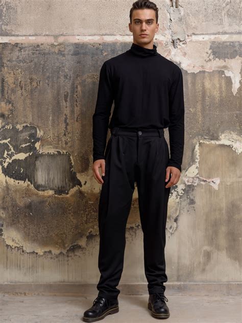 Mens Trousers Pleated