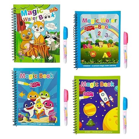 SubiMouIQ Magic Water Coloring Book, Educational Fun & Bonding Time for ...