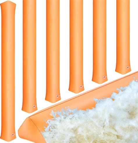 Amylove 6 Pcs PVC Inflatable Flood Barriers for Home Reusable Garage ...