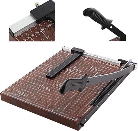 Amazon.com : Paper Cutter Guillotine, Paper Trimmer Heavy Duty, 15 Inch ...