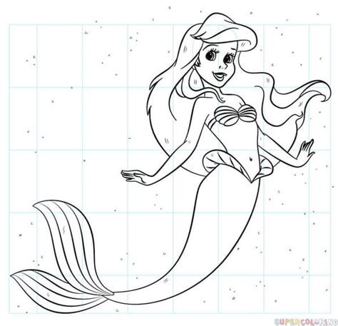 Image result for Step by Step Drawing Ariel
