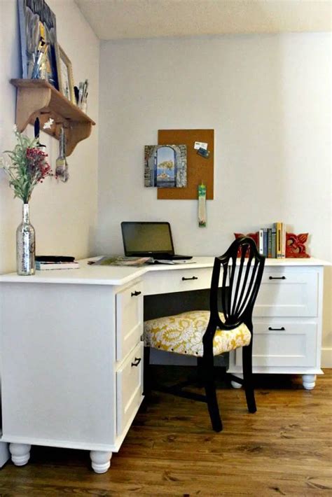 Image result for DIY Corner Computer Desk