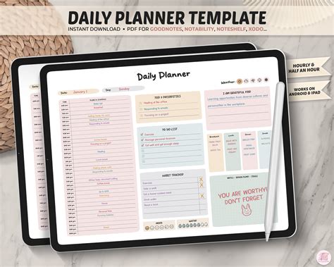 Good Notes Daily Planner Template 的图像结果