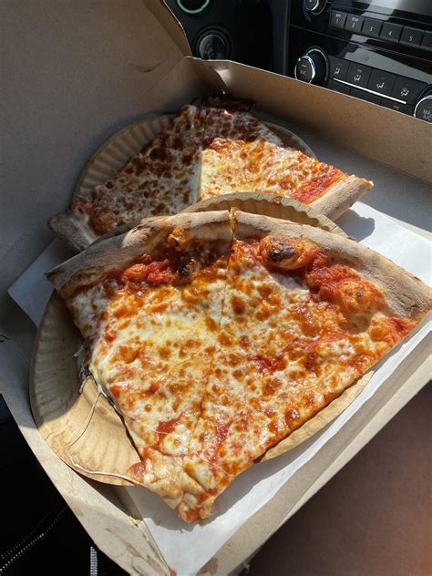 A Classic NY triangle pizza slice : r/pics