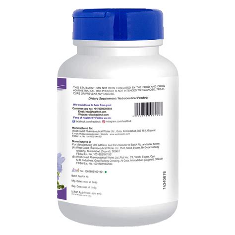 Healthvit Calvitan-600 Calcium Carbonate 600 mg Mint Flavour Chewable ...