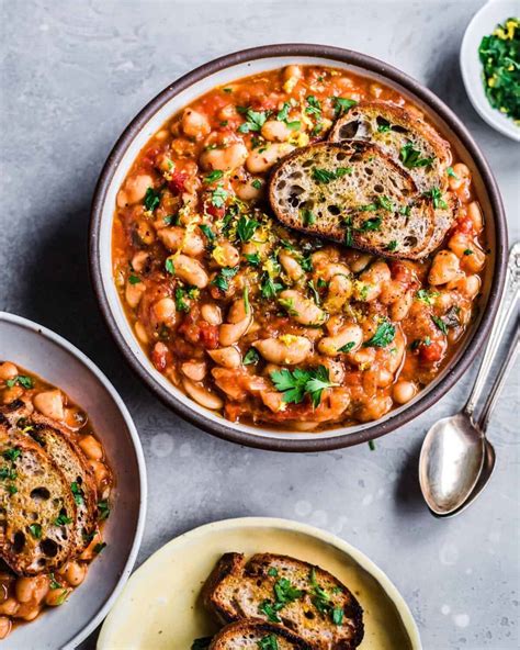 Vegan Instant Pot White Bean Stew - Rainbow Plant Life
