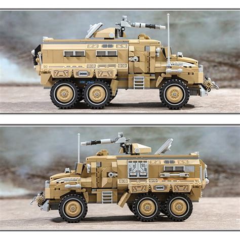Buy Heavy Armored Vehicle Building Blocks Toys 603pcs Army Tank Kids ...