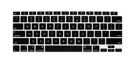 Saco Keyboard Protector Silicone Skin Cover for 2020 MacBook Air 13 ...