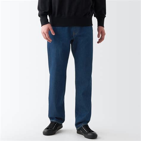 Denim regular fit pants inseam