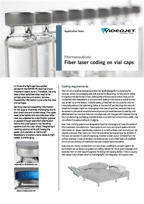 Videojet coding and marking technology - Fiber Laser Systems - India