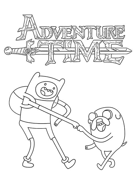 Adventure Time Color Pages 的图像结果