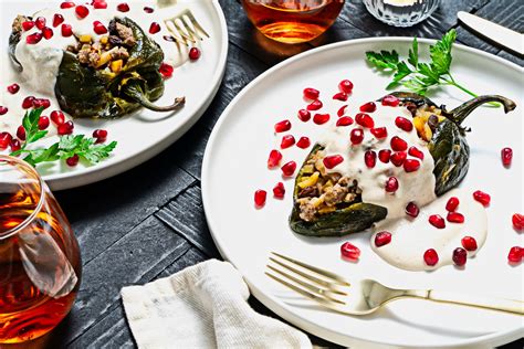Chiles En Nogada Recipe Chiles En Nogada (Mexican Stuffed Poblano