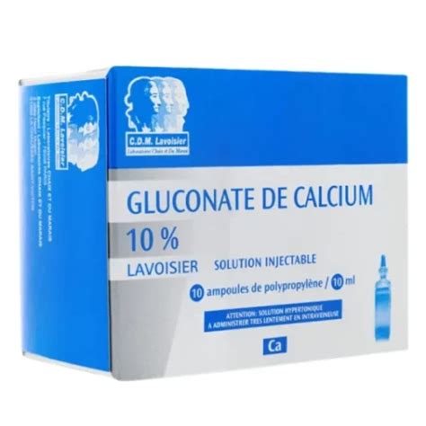 CALCIUM GLUCONATE LAVOISIER 10% - Florfarma