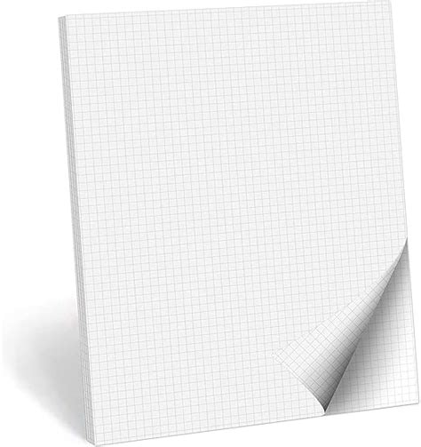 INNAXA - A4 Graph Paper Pad - Pack of 2-50 Sheets Each - (5x5 mm) 120 ...