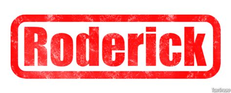 Image result for roderick