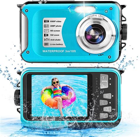 Amazon.com : FUNSHION Waterproof Camera 1080P Full HD 30MP Video ...