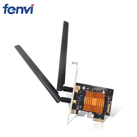 Fenvi Wireless AC 8265 Dual Band 867Mbps Desktop PCI E WiFi Adapter 802 ...