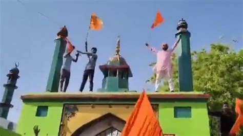 Communal tensions rise as saffron flag unfurled at Prayagraj Dargah ...