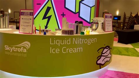 Liquid Nitrogen Ice Cream Dots