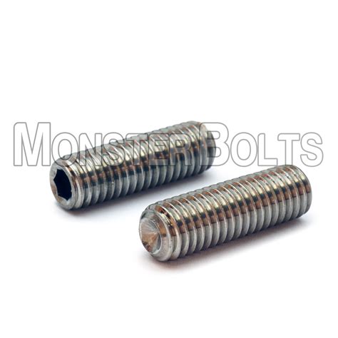 #4-40 UNC Socket Set Screws – Cup Point, Stainless A2 (Bulk)