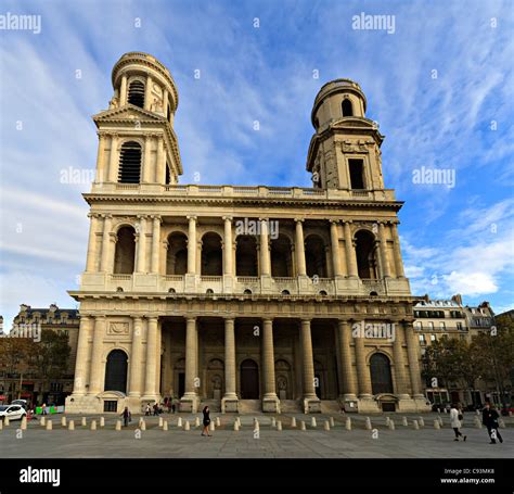 Church of St Sulpice, Paris, France Stock Photo - Alamy