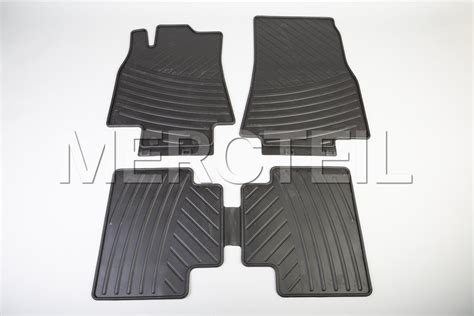 B-Class All Season Rubber Floor Mats 245 Genuine Mercedes-Benz ...