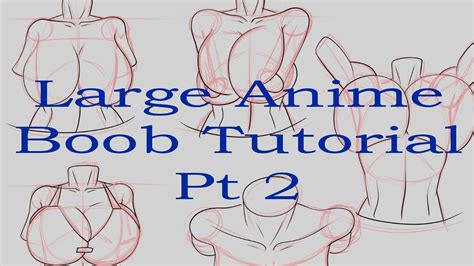 HOW TO DRAW LARGE ANIME BOOBS PT 2 - YouTube