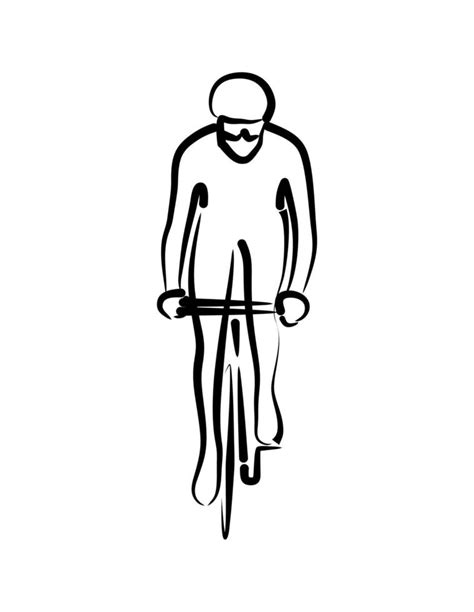 Cycling Line Drawing 的图像结果