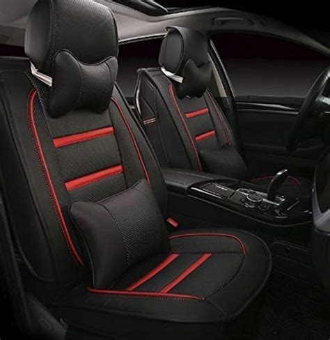 Leatherette Custom Fit Front and Rear Car Seat Covers Compatible with ...
