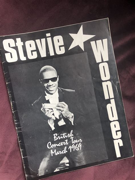 Stevie Wonder March 1967 tour programme - Soul Source