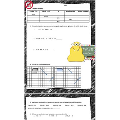 Image result for Tutorial Exercise En Math En 6Eme