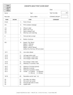 Fillable Online CONCEPTS ABOUT PRINT SCORE SHEET Fax Email Print ...