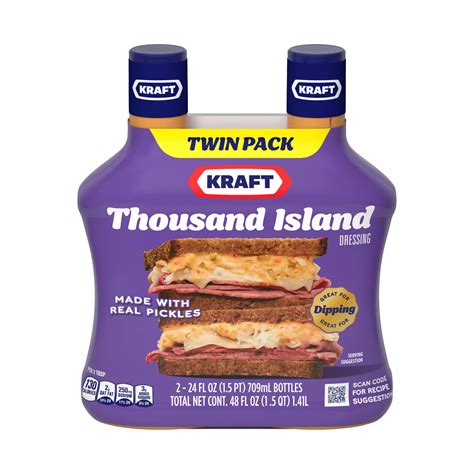 Kraft Thousand Island Dressing, 2 pk./24 oz. | BJ's Wholesale Club